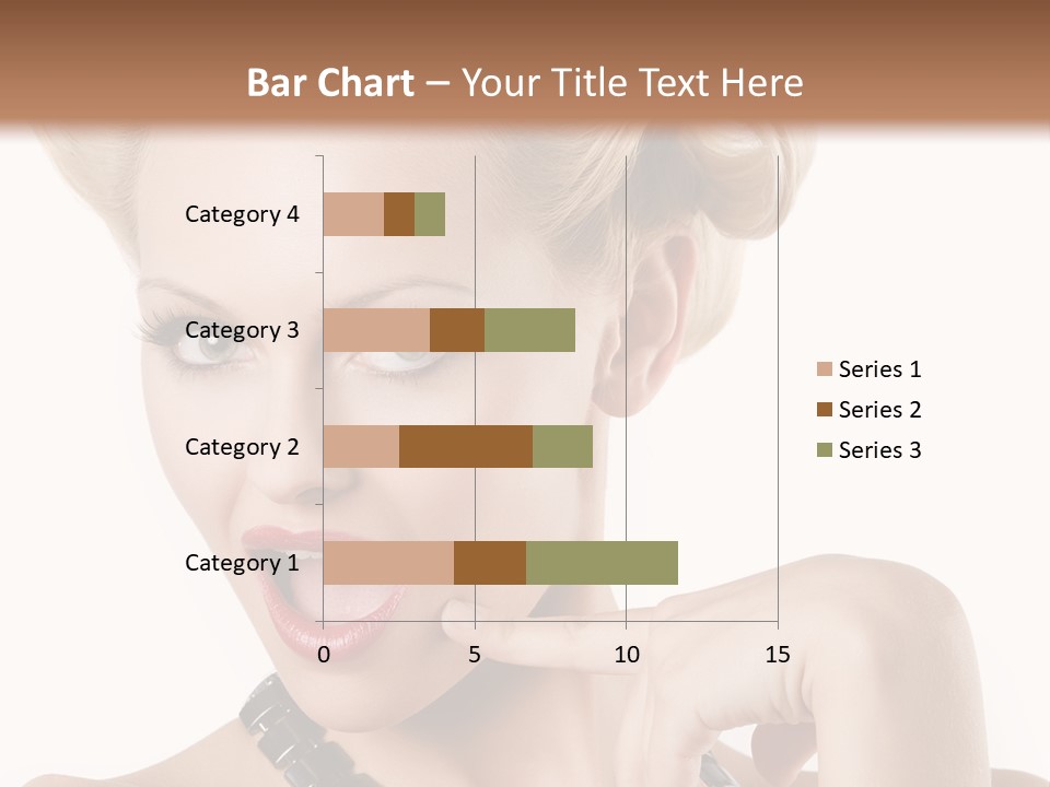 Woman Funny Face PowerPoint Template