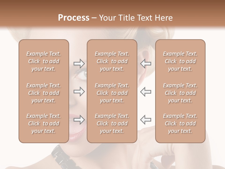 Woman Funny Face PowerPoint Template