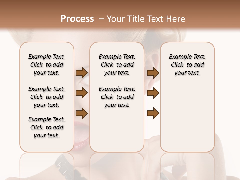 Woman Funny Face PowerPoint Template