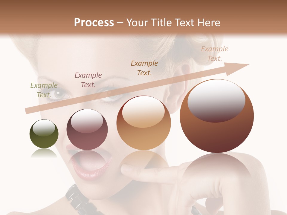 Woman Funny Face PowerPoint Template