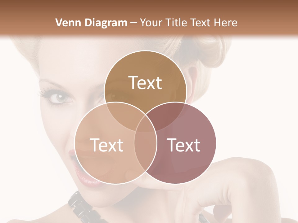 Woman Funny Face PowerPoint Template