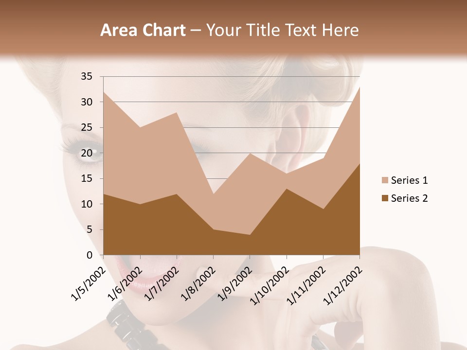 Woman Funny Face PowerPoint Template
