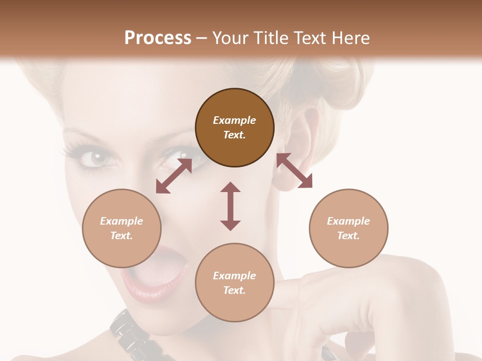 Woman Funny Face PowerPoint Template