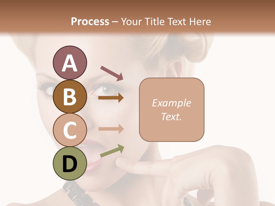 Woman Funny Face PowerPoint Template