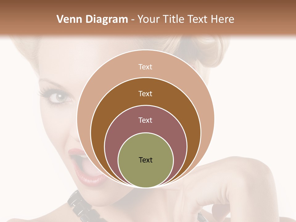 Woman Funny Face PowerPoint Template