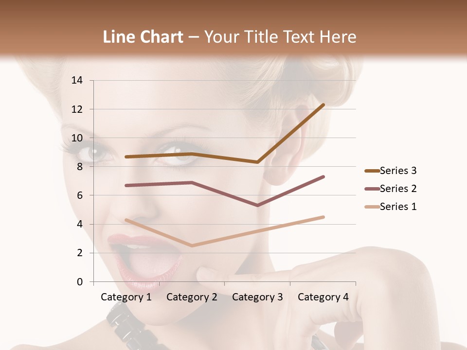 Woman Funny Face PowerPoint Template