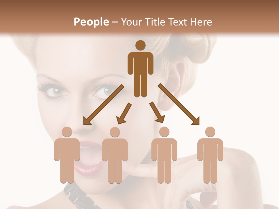 Woman Funny Face PowerPoint Template