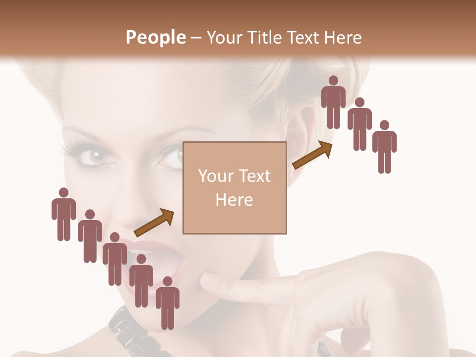 Woman Funny Face PowerPoint Template