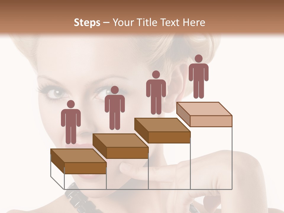 Woman Funny Face PowerPoint Template