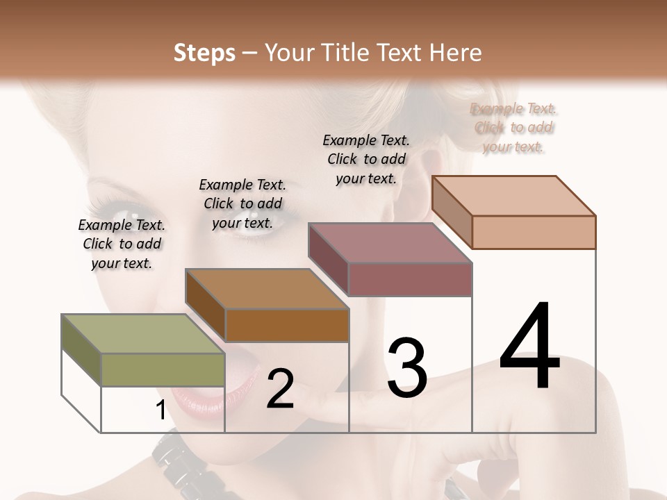 Woman Funny Face PowerPoint Template