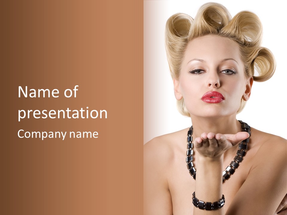 Sensuality, Vol. 3 PowerPoint Template