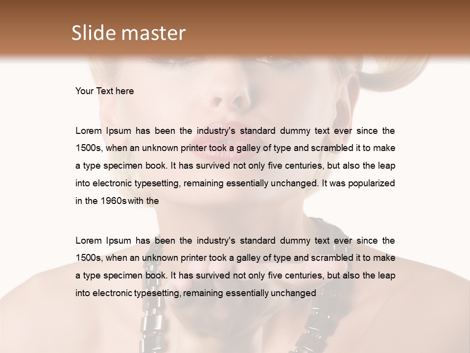 Sensuality, Vol. 3 PowerPoint Template