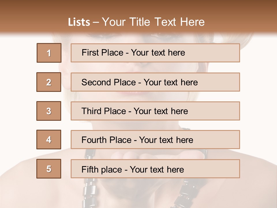 Sensuality, Vol. 3 PowerPoint Template