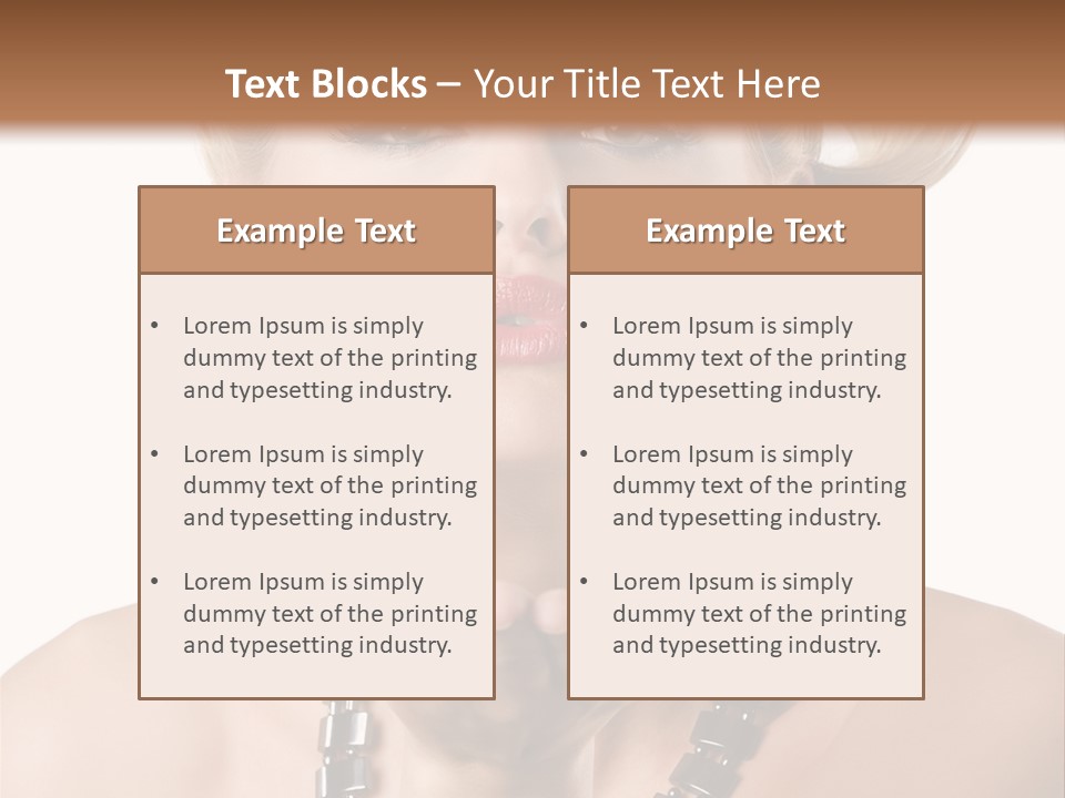 Sensuality, Vol. 3 PowerPoint Template