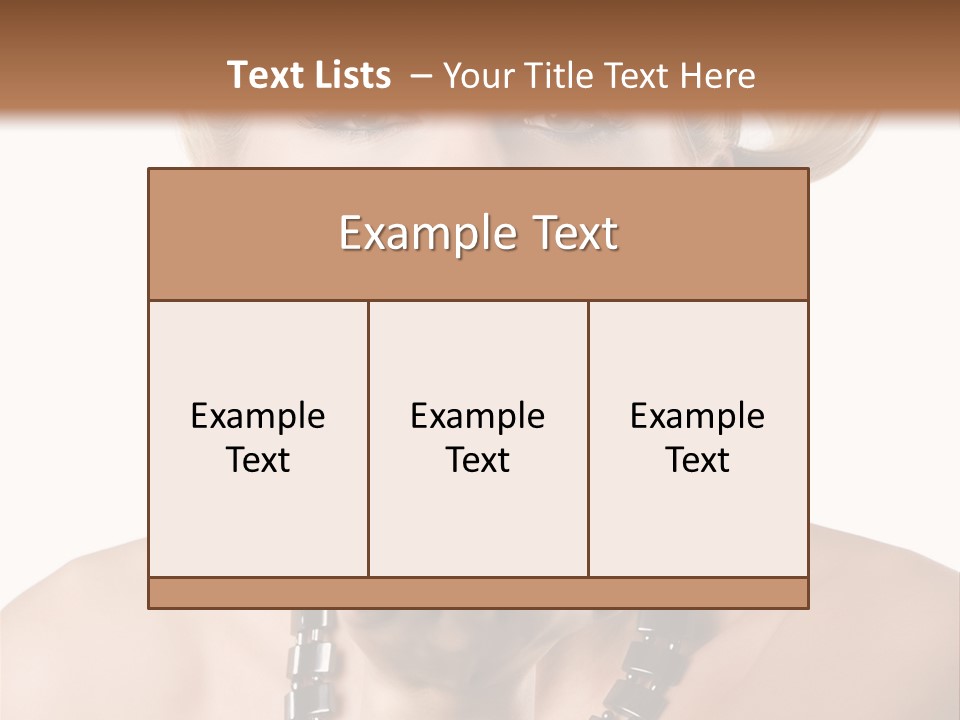 Sensuality, Vol. 3 PowerPoint Template