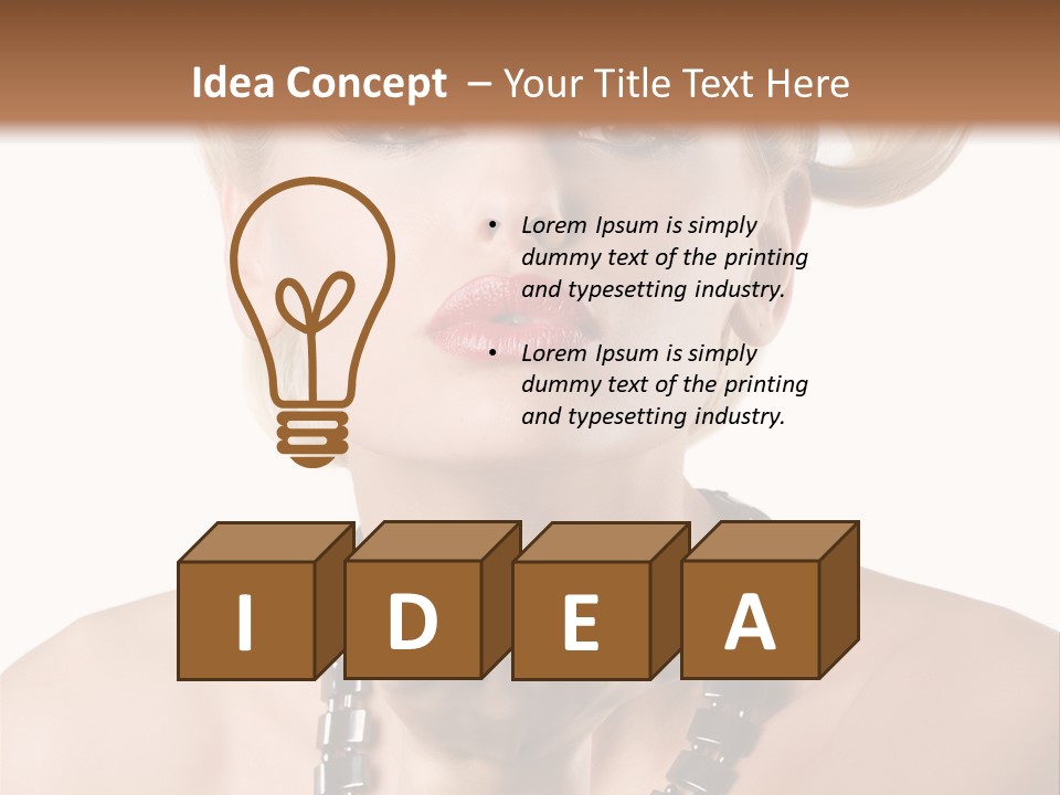 Sensuality, Vol. 3 PowerPoint Template