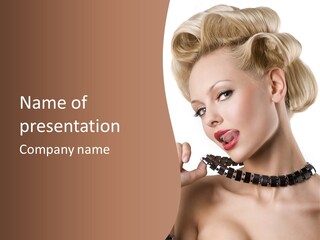 Sensuality Chillout And Rare Grooves PowerPoint Template