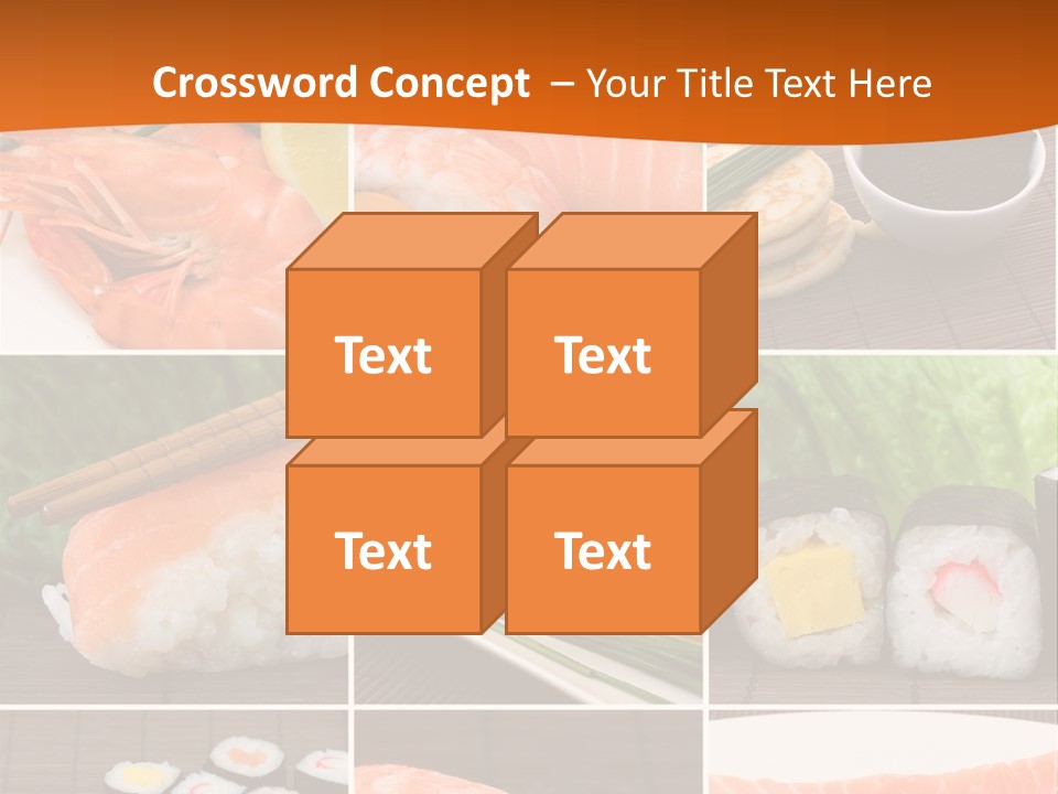 Sushi Collage PowerPoint Template