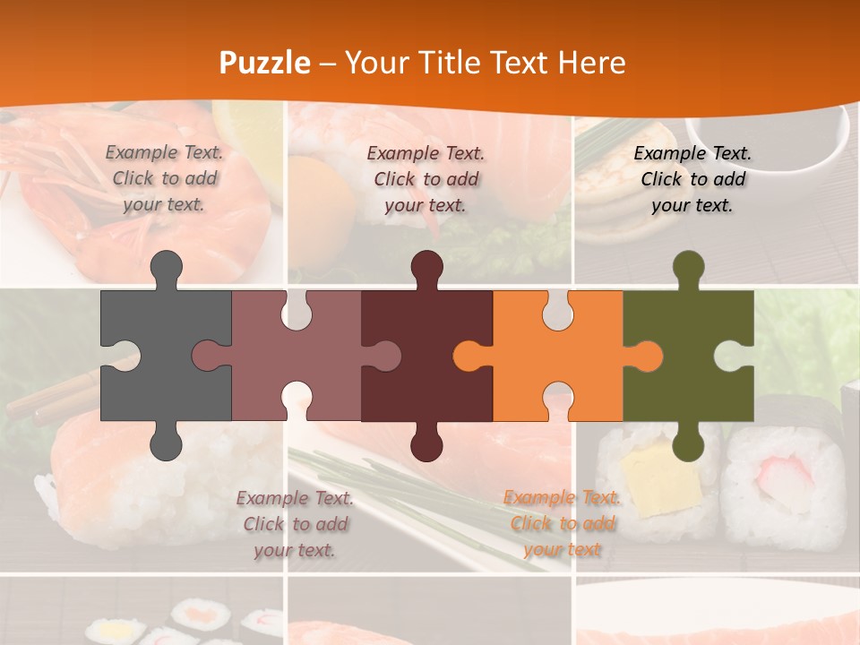Sushi Collage PowerPoint Template