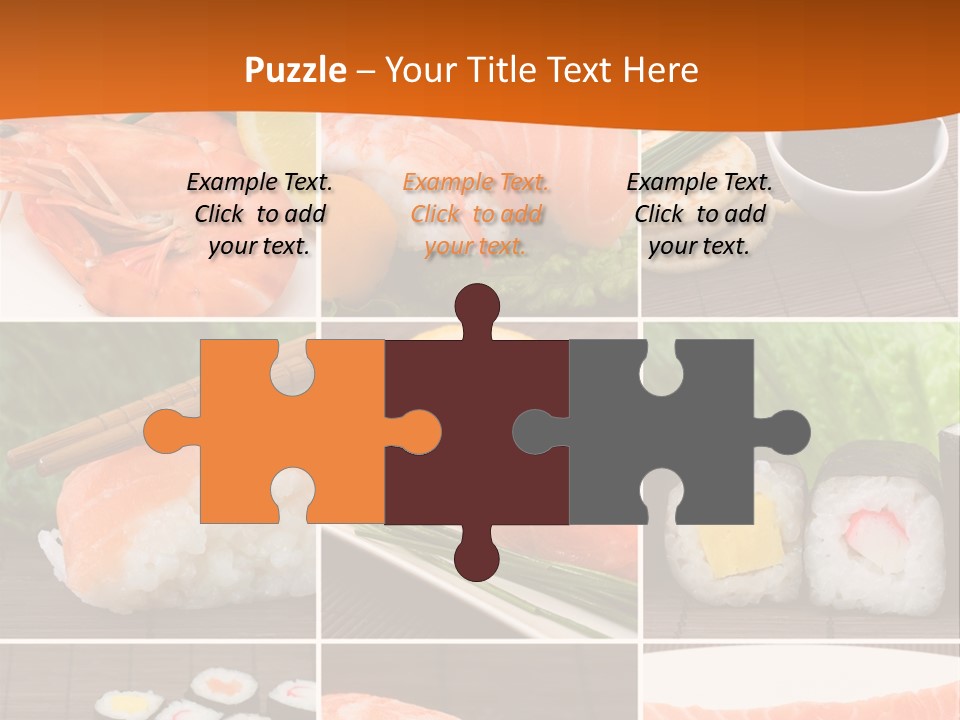 Sushi Collage PowerPoint Template