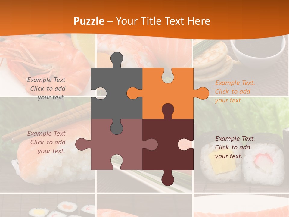 Sushi Collage PowerPoint Template