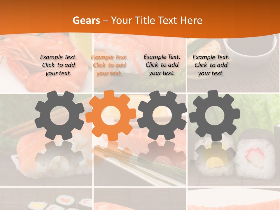 Sushi Collage PowerPoint Template