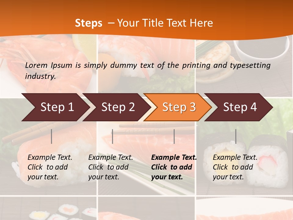 Sushi Collage PowerPoint Template