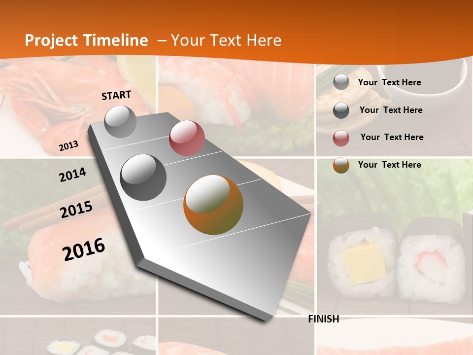 Sushi Collage PowerPoint Template