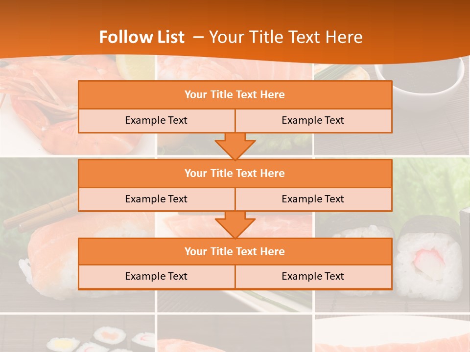 Sushi Collage PowerPoint Template