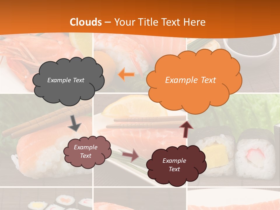 Sushi Collage PowerPoint Template
