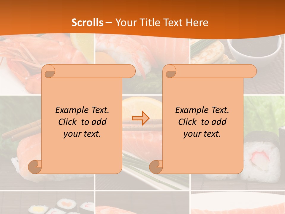 Sushi Collage PowerPoint Template