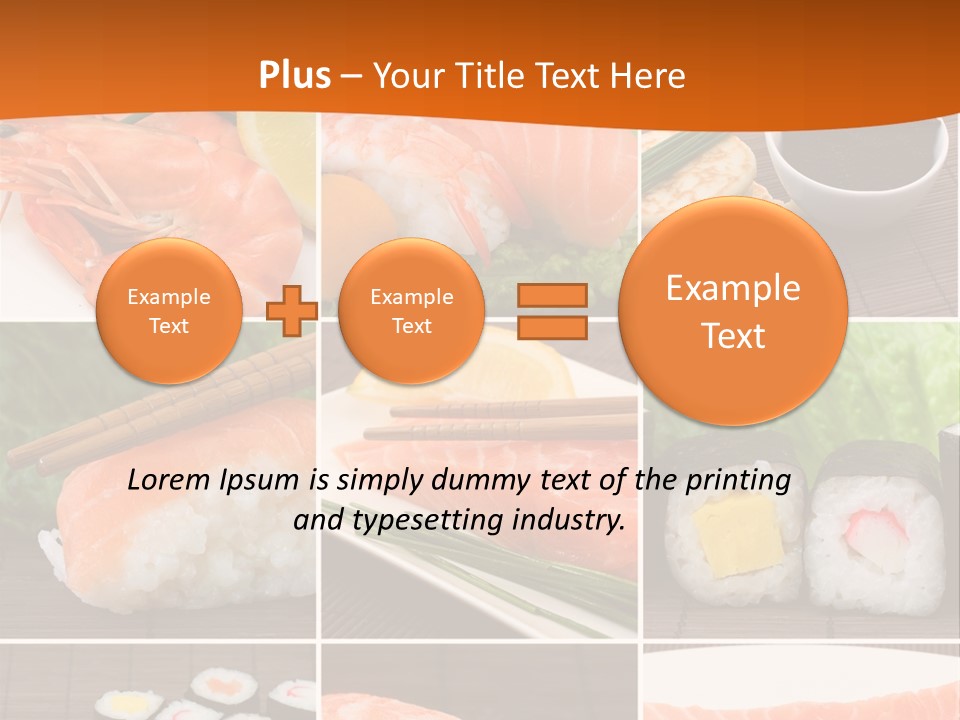 Sushi Collage PowerPoint Template