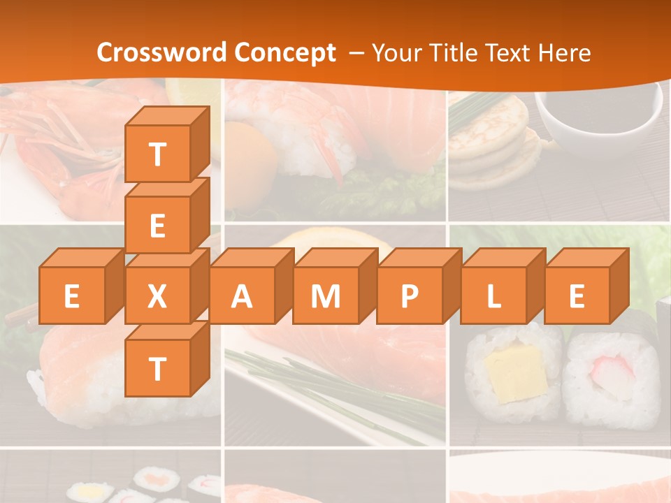 Sushi Collage PowerPoint Template