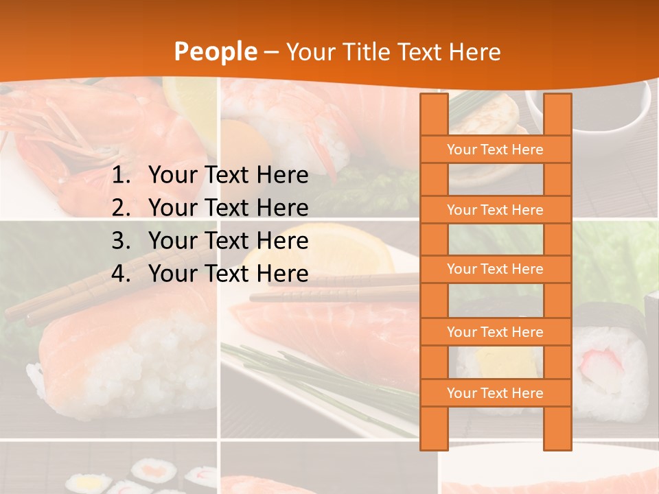 Sushi Collage PowerPoint Template