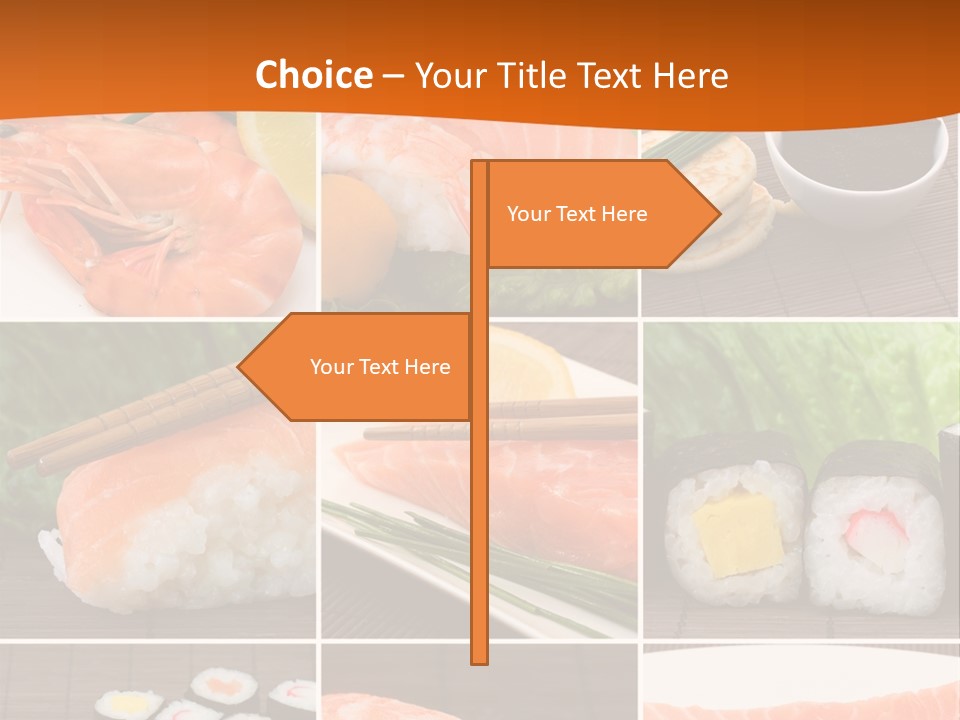 Sushi Collage PowerPoint Template