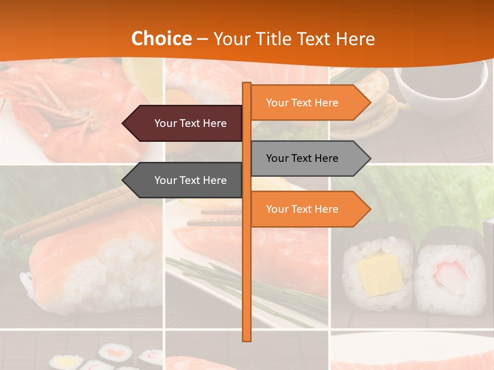 Sushi Collage PowerPoint Template