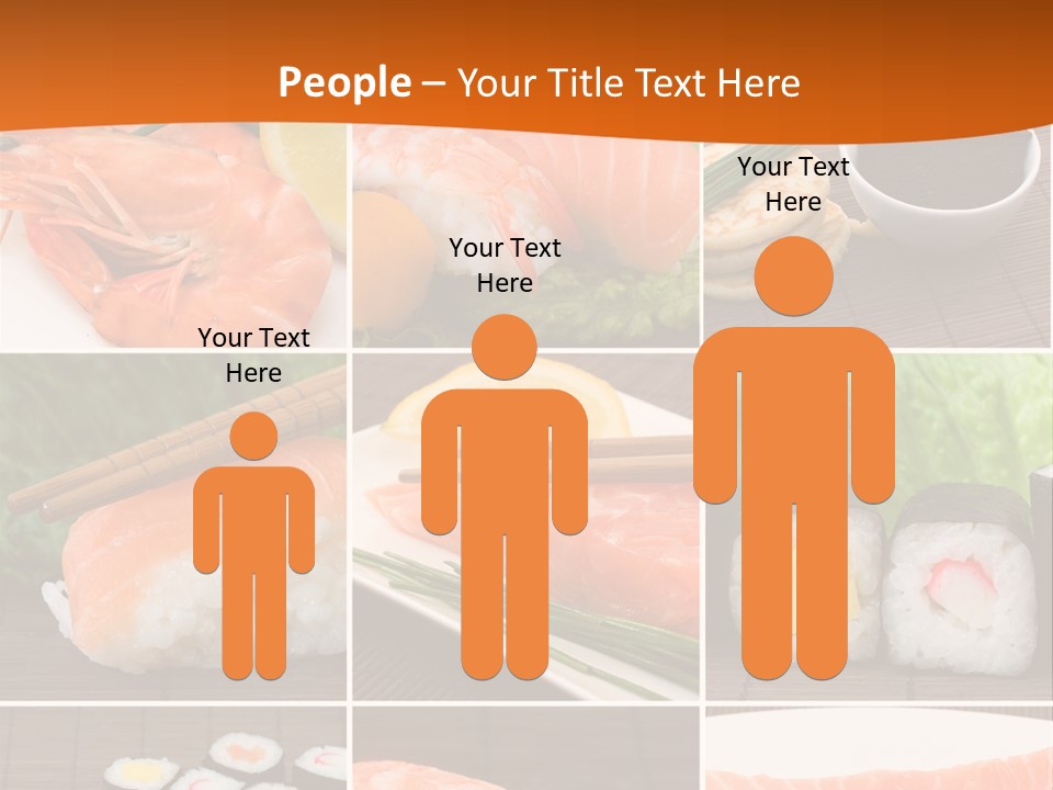 Sushi Collage PowerPoint Template