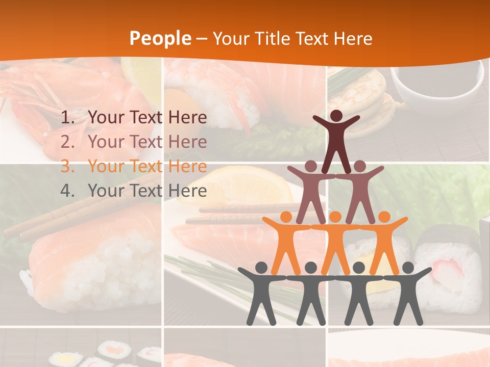 Sushi Collage PowerPoint Template
