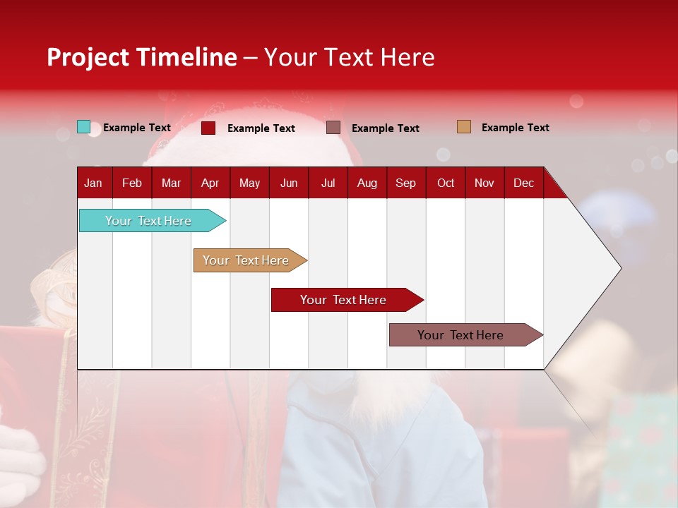 Children Christmas Gifts PowerPoint Template