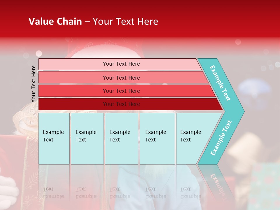 Children Christmas Gifts PowerPoint Template