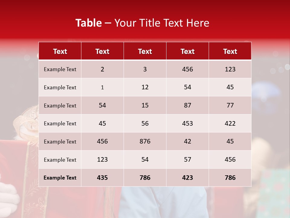 Children Christmas Gifts PowerPoint Template