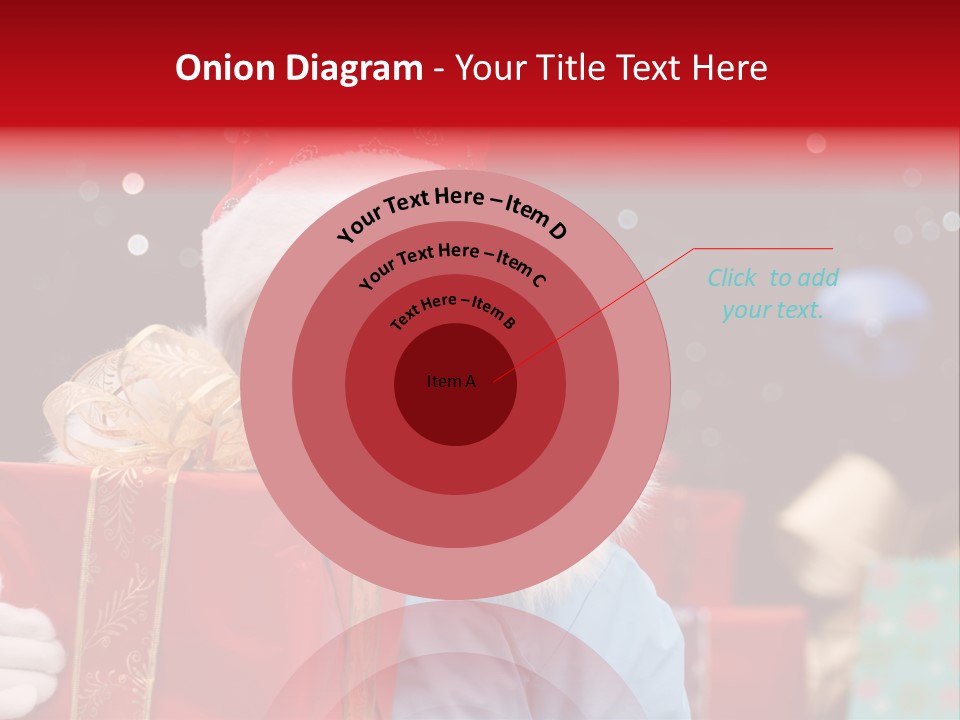 Children Christmas Gifts PowerPoint Template