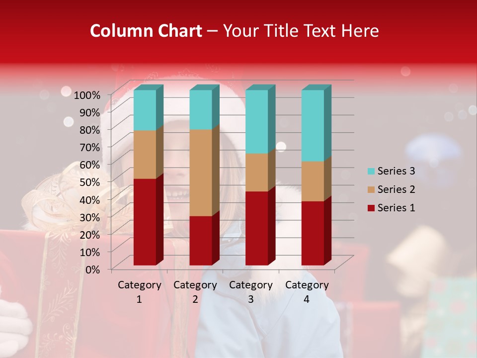 Children Christmas Gifts PowerPoint Template