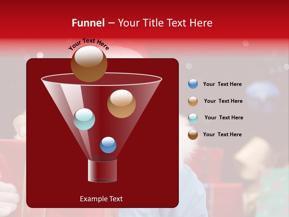 Children Christmas Gifts PowerPoint Template