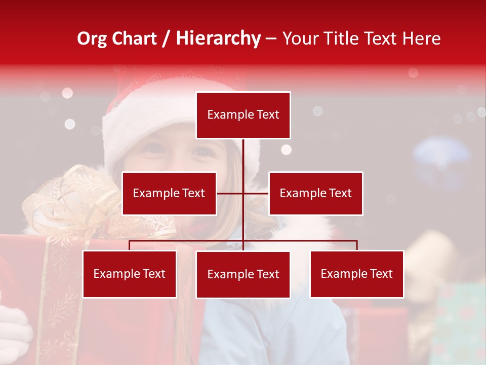 Children Christmas Gifts PowerPoint Template