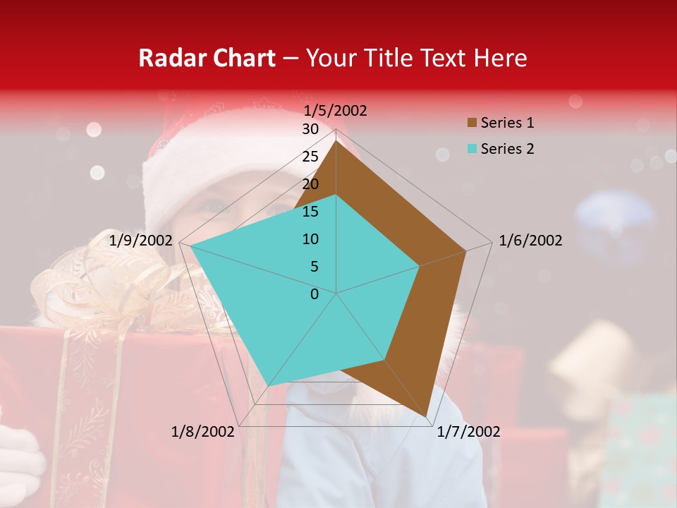 Children Christmas Gifts PowerPoint Template