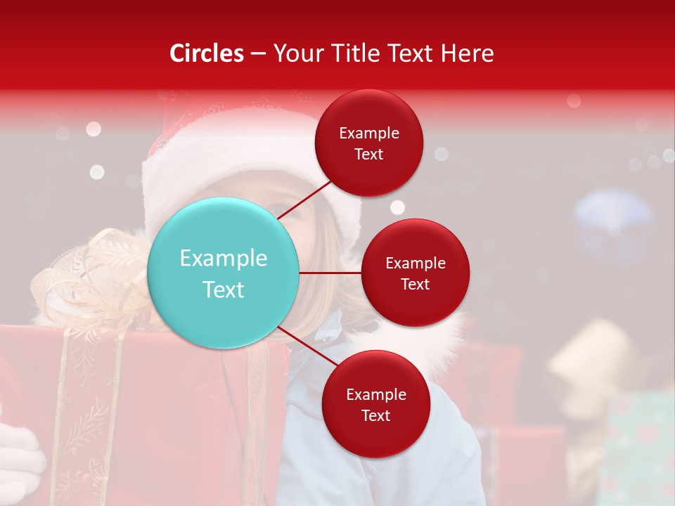 Children Christmas Gifts PowerPoint Template