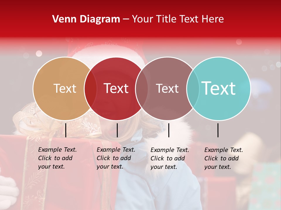 Children Christmas Gifts PowerPoint Template