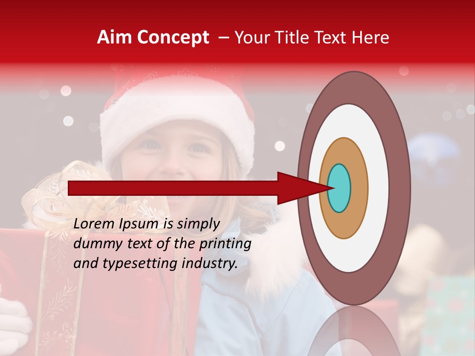 Children Christmas Gifts PowerPoint Template