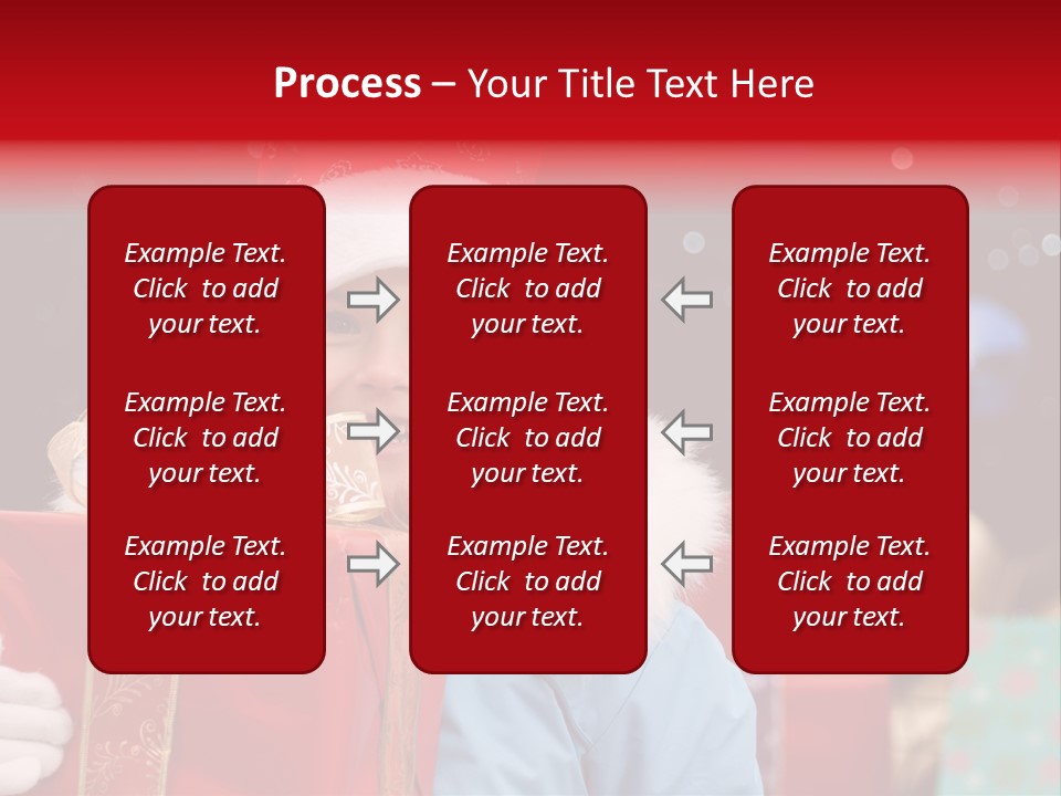 Children Christmas Gifts PowerPoint Template